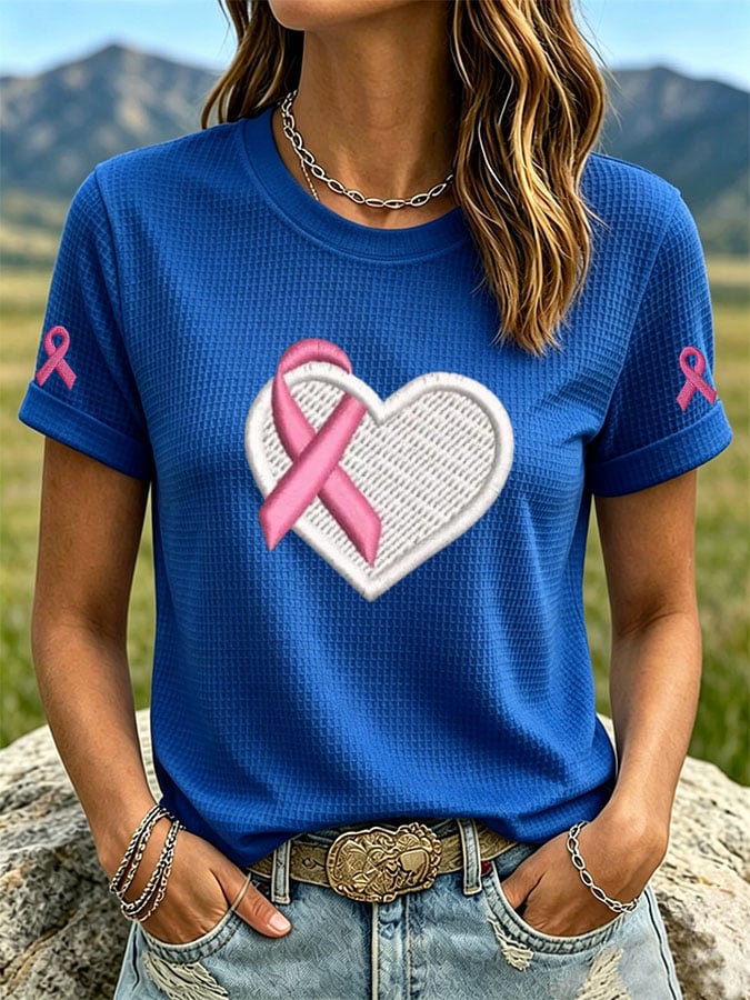 Women's Print Waffle T-shirt