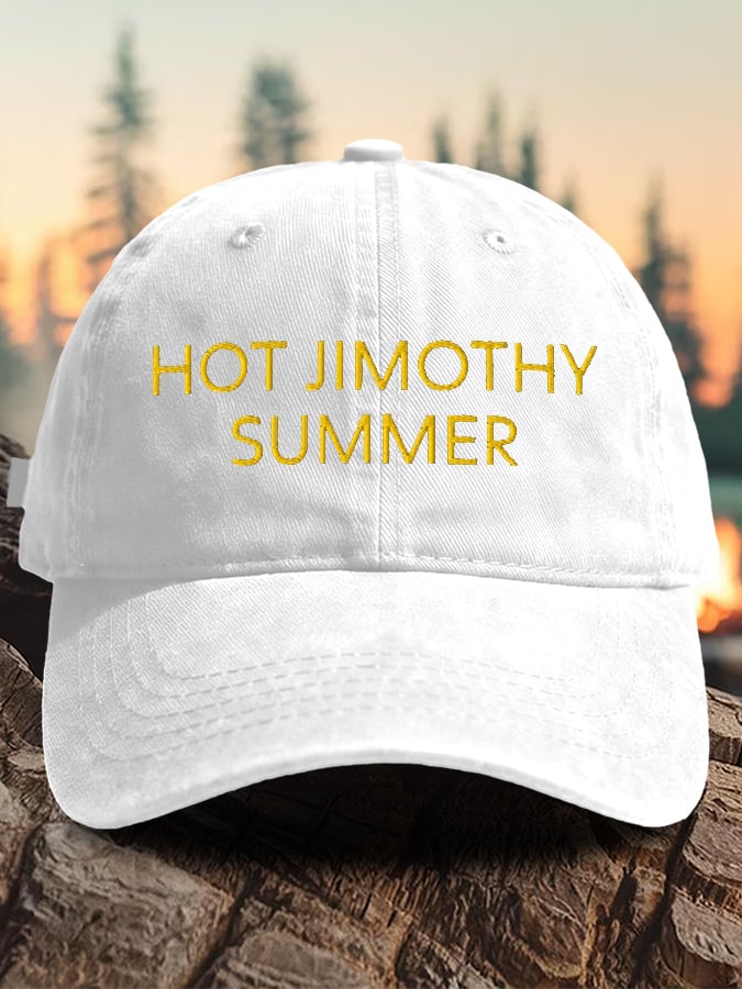 Retro Hot Jimothy Summer Print Baseball Cap