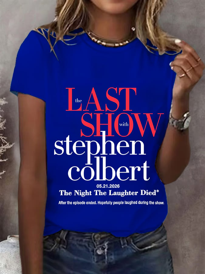 🔥Last Day 49% Off🔥Women's Retro Last Show Print T-Shirt