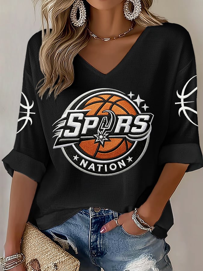 Women's Basketball Print Top