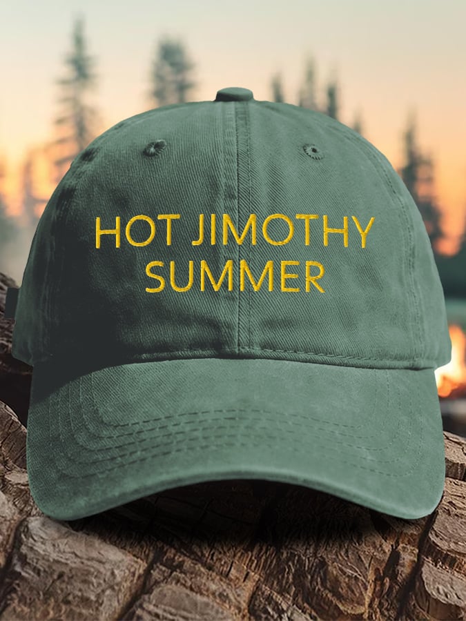 Retro Hot Jimothy Summer Print Baseball Cap