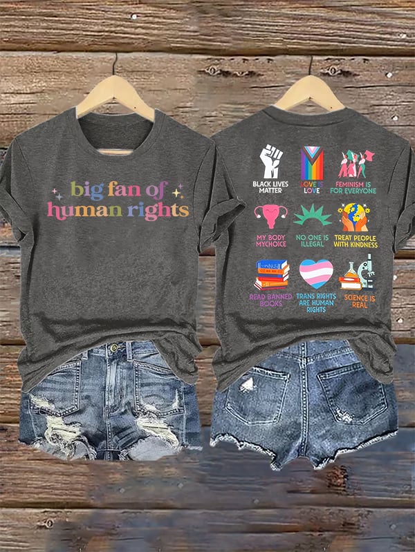 Women's   staunch supporter of human rights  T-Shirt