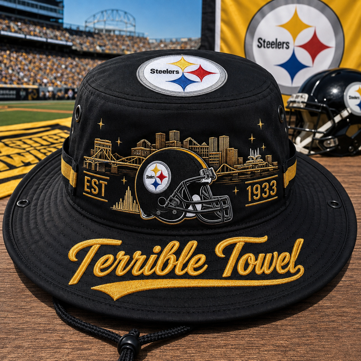 🇺🇸 Last Day Promo: 49% OFF🏈Terrible Towel Boonie Hat
