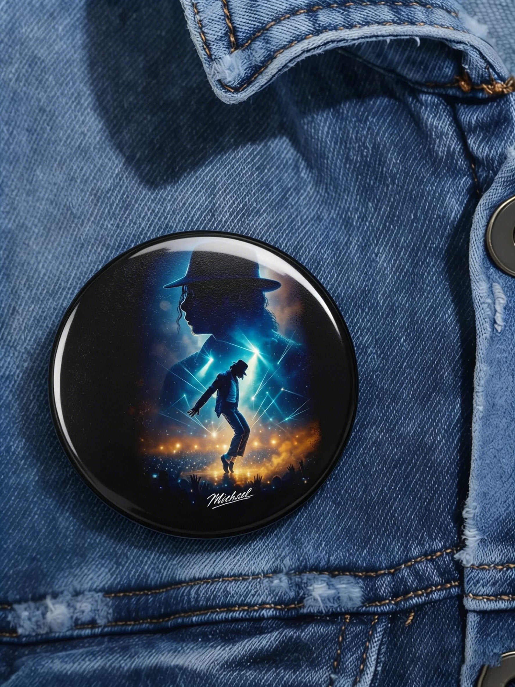 Superstar Art Brooch