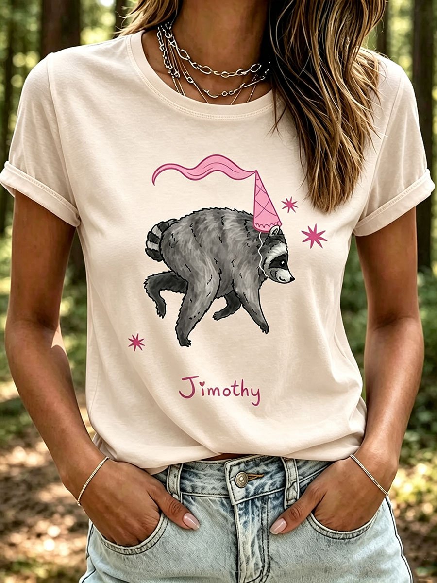 Women's Jimothy Raccoon T-Shirt