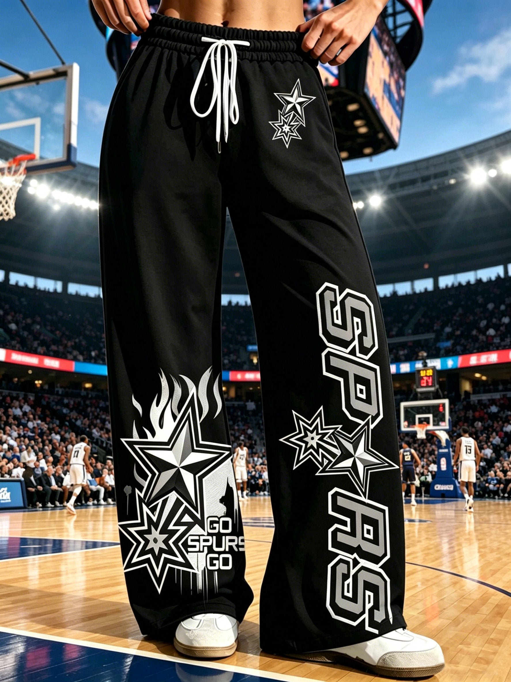 Women's Basketball Lovers Print Casual Pants