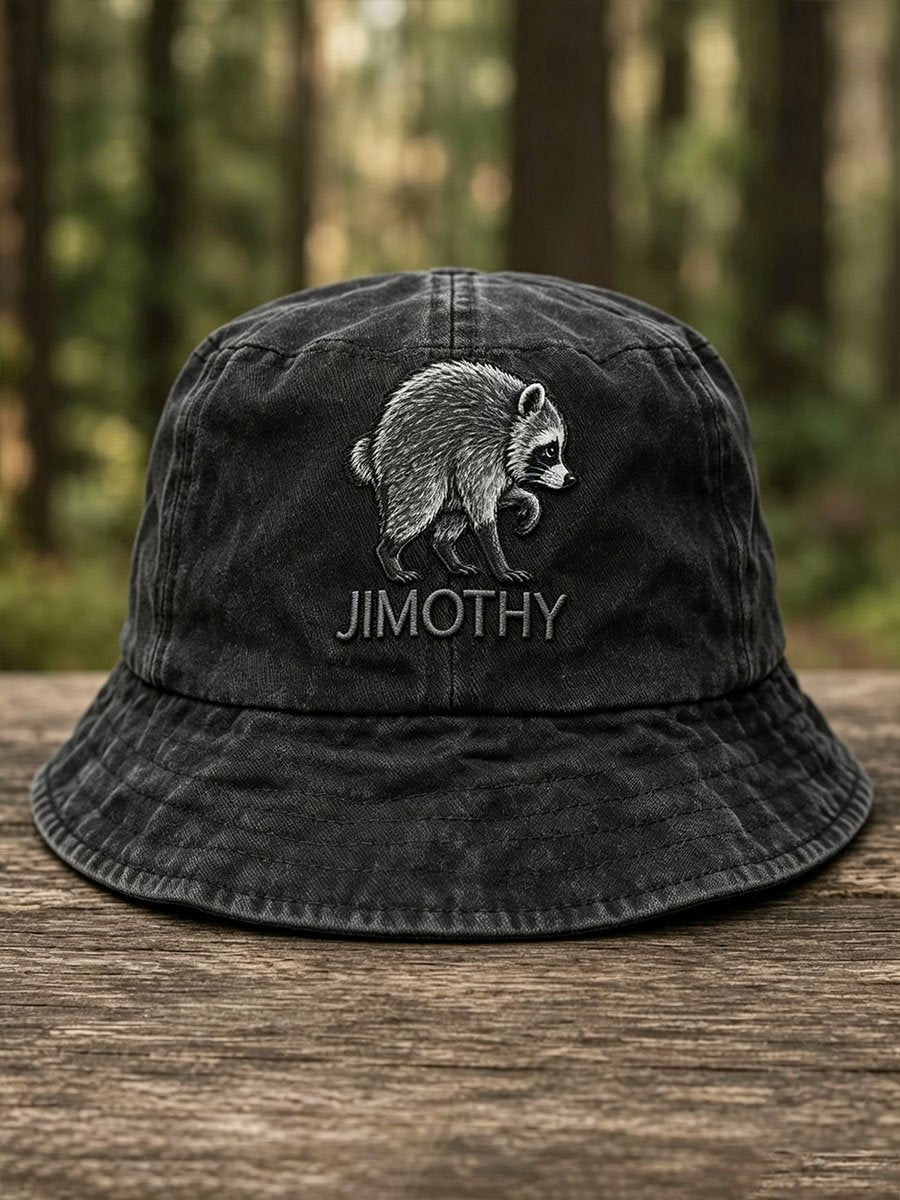 (Unisex Hat) Jimothy Raccoon Bucket Hat