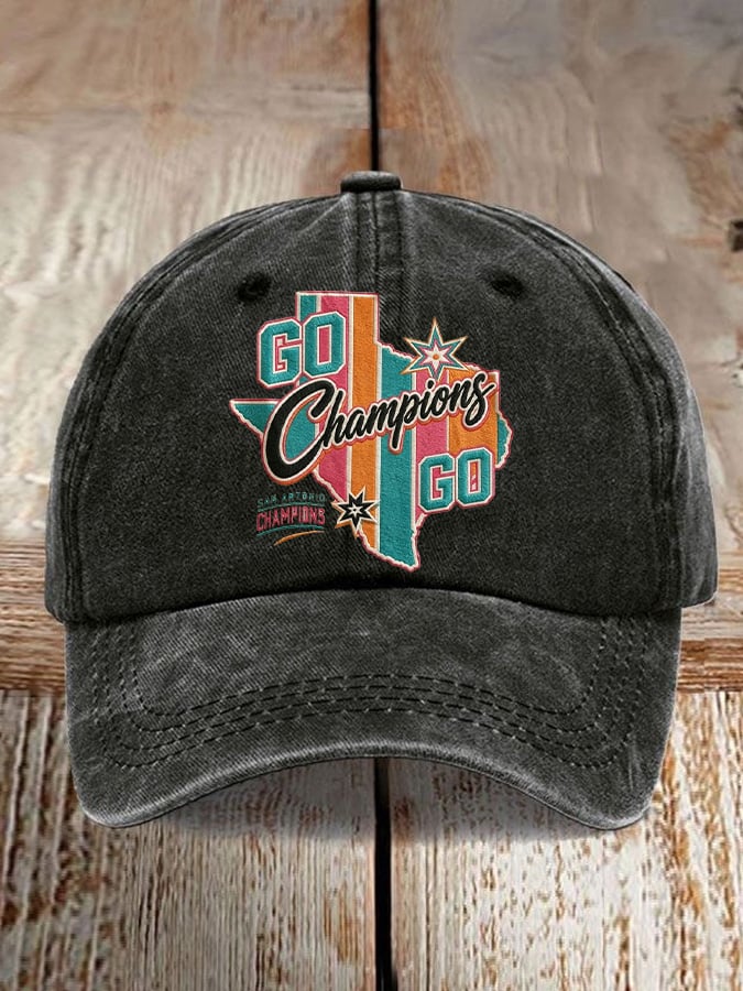 Unisex Baseball Cap with Basketball Print
