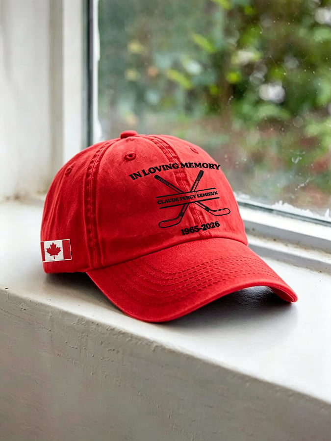 Unisex Retro In Loving Memory Hockey Heritage 1965-2026 Printed Hat