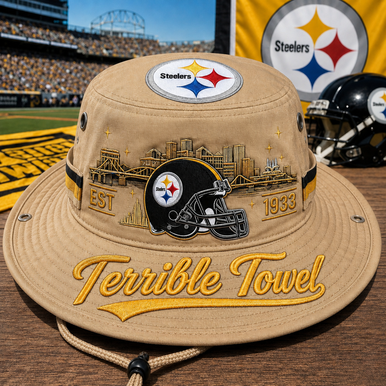 🇺🇸 Last Day Promo: 49% OFF🏈Terrible Towel Boonie Hat