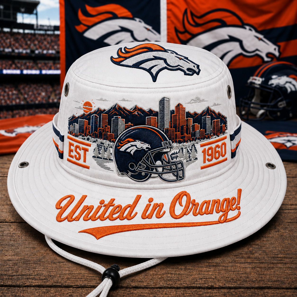 🇺🇸 Last Day Promo: 49% OFF🐎United in Orange Boonie Hat🏈