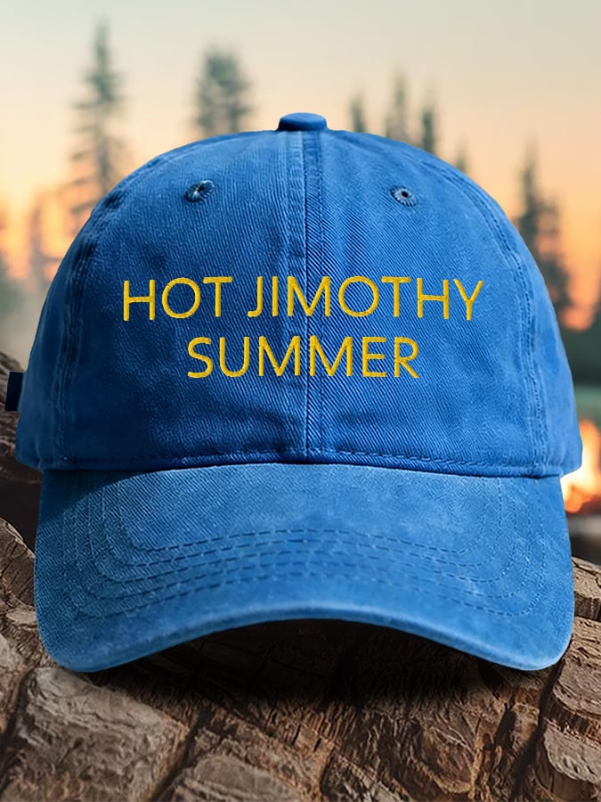 Retro Hot Jimothy Summer Print Baseball Cap