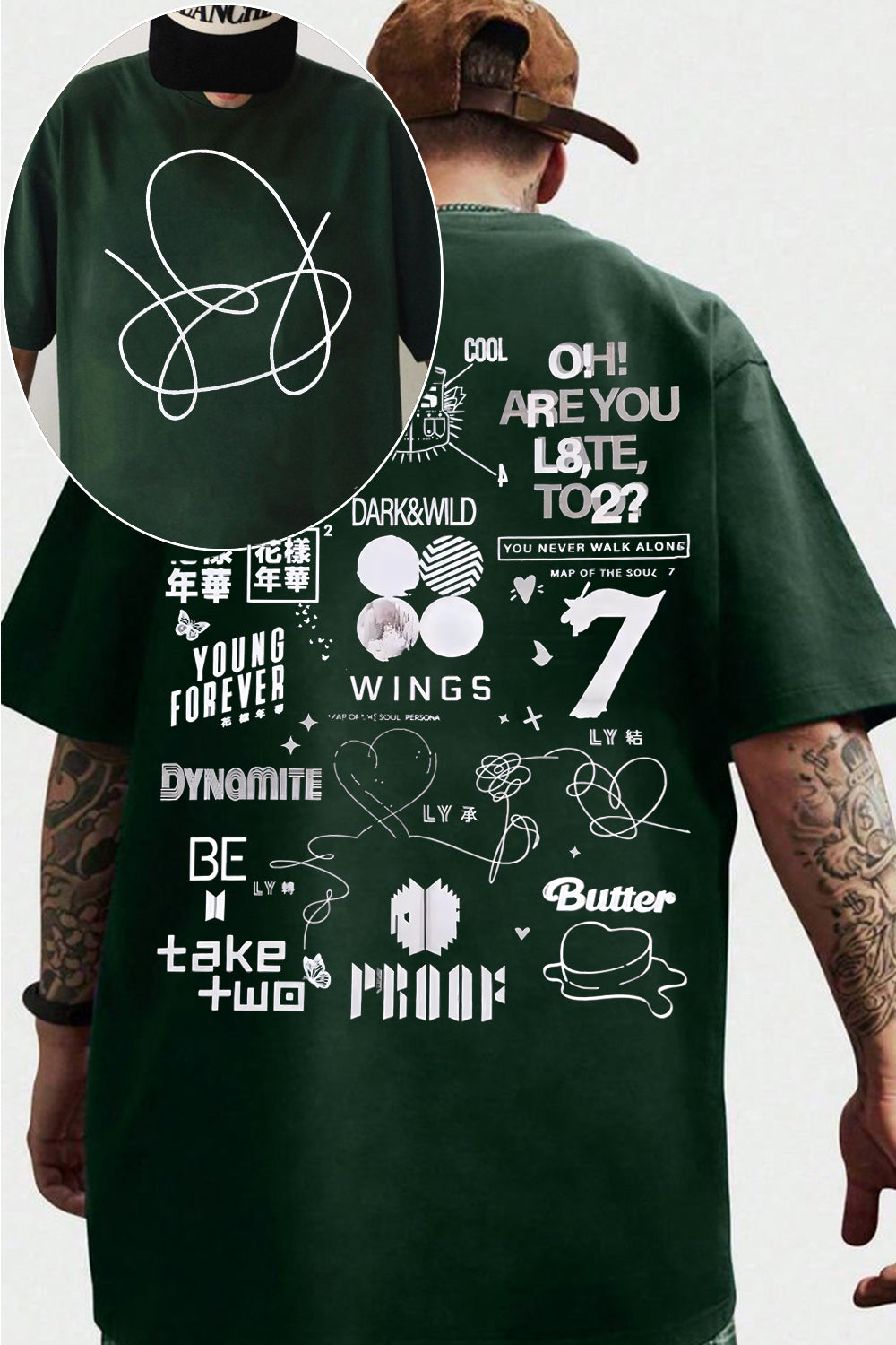 BTS Double-Sided Printed Tee